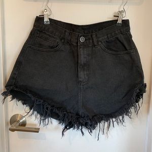 Urban Outfitters Black Jean Shorts